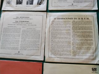 9 Vinilos Música Clásica: Beethoven, Mozart, Rubin