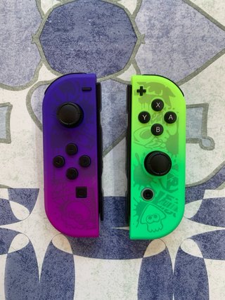 Coppia di Joycons Nintendo Switch Splatoon Nuovi