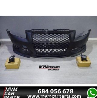 Paragolpes delantero para Audi A3 8P look RS3 con