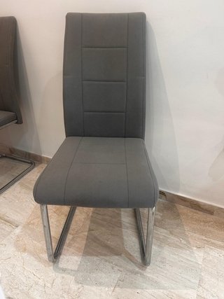 Mesa Comedor Cristal + 4 Sillas + Mesa Aux