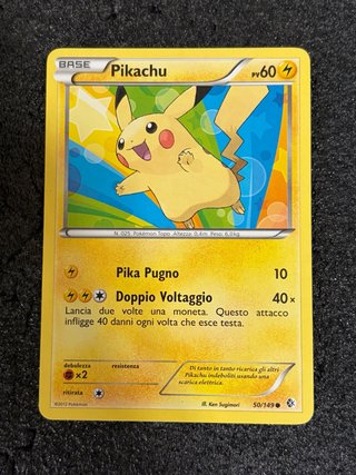 Pikachu da Boundaries Crossed Pokemon TCG vintage