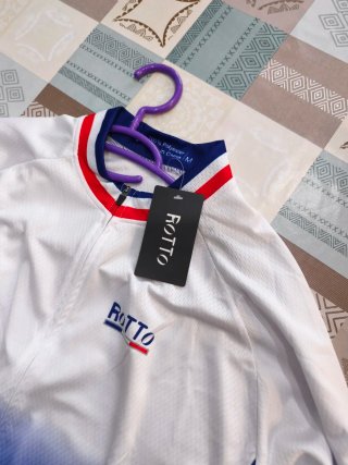 Maillot Ciclismo Rotto Blanco-Azul Talla M