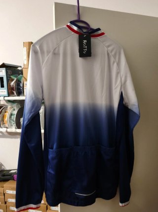 Maillot Ciclismo Rotto Blanco-Azul Talla M