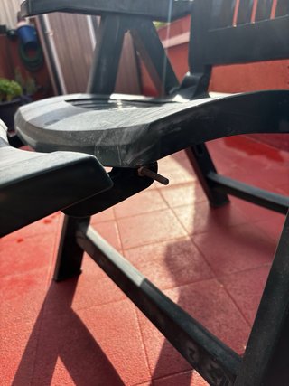 Tumbona de terraza plegable