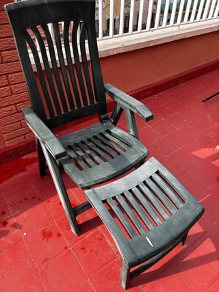 Tumbona de terraza plegable