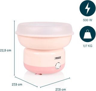 Princess Máquina de Algodón de Azúcar, 500W,