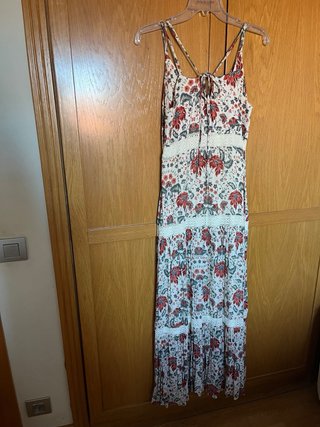 Vestido largo Tintoretto estampado floral