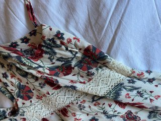 Vestido largo Tintoretto estampado floral
