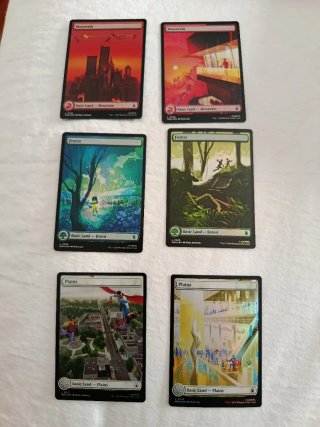 Tierras Full Art Foil Marvel MTG