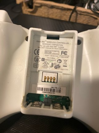 Mando Xbox 360 Blanco Inhalambrico