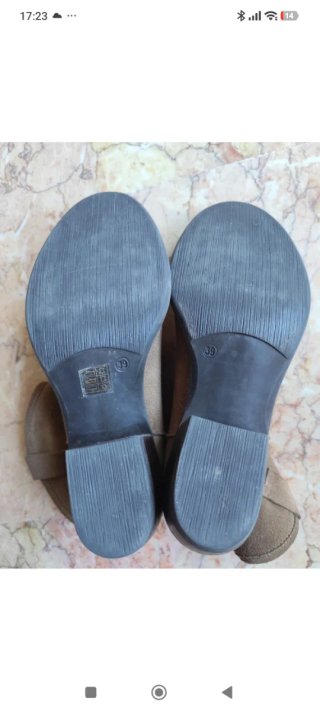 Botines de piel marrones