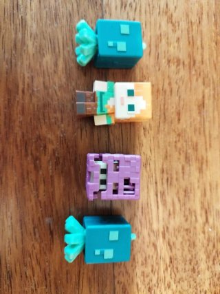 Figuras Kinder Sorpresa Stranger Things y Minecraf