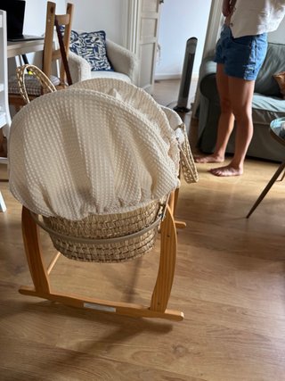 Moisés hoja de palma con soporte
