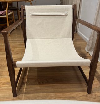 Sillón Zara Home madera beige como nuevo.