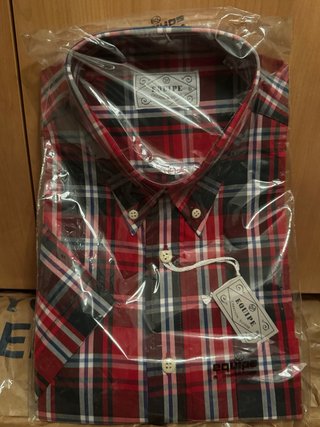Camisa Equipe Cuadros Roja Talla M