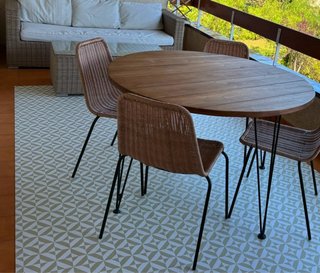 Mesa jardín o terraza + 4 sillas Maisons du Monde