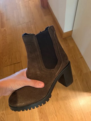 Botines mujer Lasocki marrón chocolate