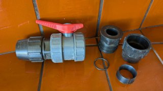 Válvula Esfera PVC 50mm Jimten