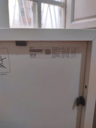 Estantería modular blanca Ikea