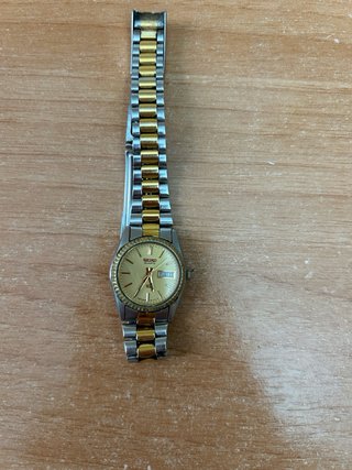 Reloj Seiko 861186 Quartz Dorado y Plateado