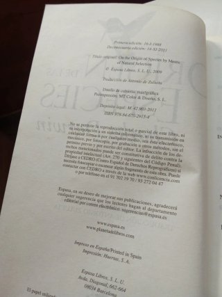 El origen de las especies