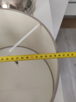 Lámpara de techo Ikea Beige/Plata