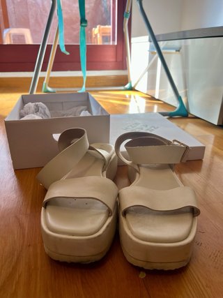 Sandalias San Marina Piel Beige Talla 41