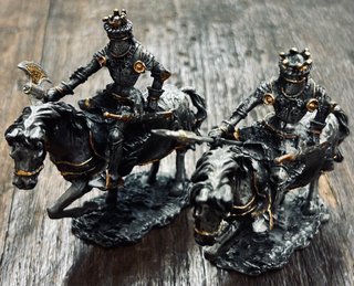 Figuras Plomo Caballeros Medievales