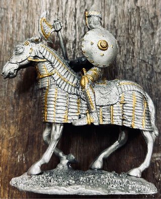 Figuras Plomo Caballeros Medievales