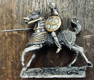 Figuras Plomo Caballeros Medievales
