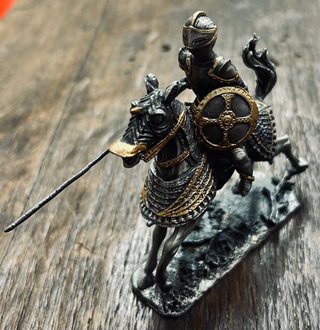 Figuras Plomo Caballeros Medievales