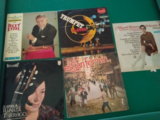 Lote 4 Vinilos Roy Etzel, Renata Tarrago