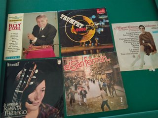 Lote 4 Vinilos Roy Etzel, Renata Tarrago