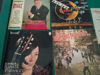 Lote 4 Vinilos Roy Etzel, Renata Tarrago