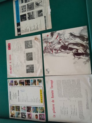 Lote 4 Vinilos Roy Etzel, Renata Tarrago