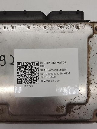 Centralita motor uce 0281010690 seat cordoba 1720