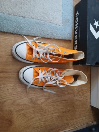 Zapatillas Converse Altas Naranja