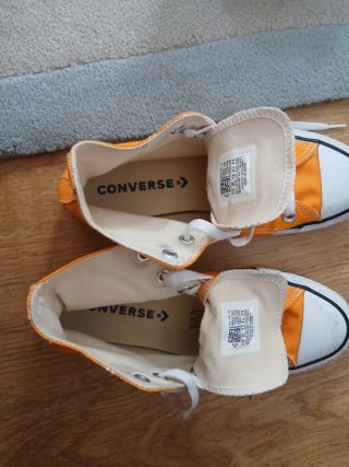 Zapatillas Converse Altas Naranja