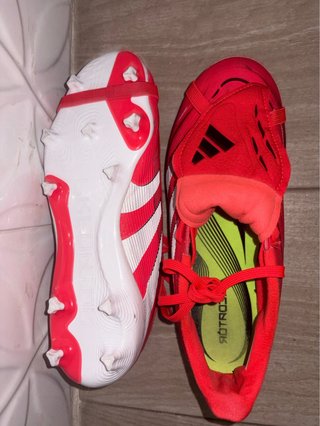 Botas de fútbol Adidas Rojas Talla 37/5