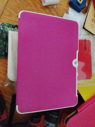 Funda Tablet Diseño Floral Gris