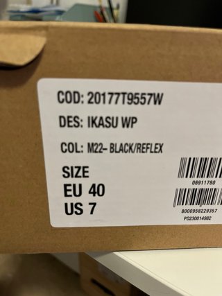 Botas TCX Ikasu WP Talla 40
