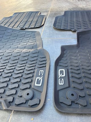 Alfombrillas originales Audi Q3 de goma(2019–2025)