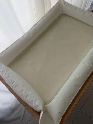 Cambiador bebé madera + funda