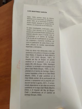 Libro  El camino de santiago