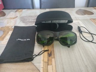 Gafas de Protección Seguridad Láser 190-470nm G5+