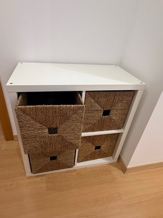 Estantería Kallax Ikea 4 cubos