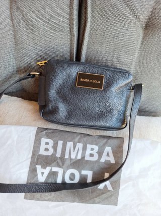 Bolso Piel Negro Bimba y Lola