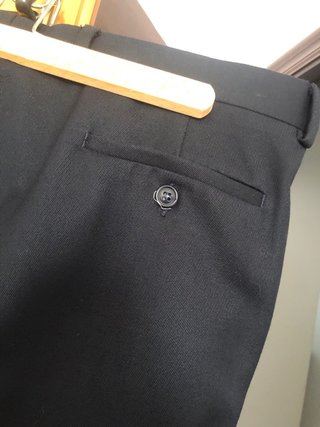 Pantalón de vestir hombre negro
