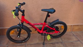 Bicicleta infantil B'TWIN Decathlon 16' aluminio
