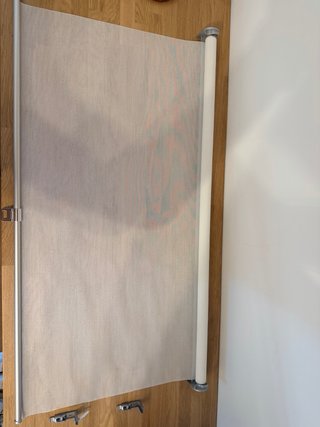 Estor enrollable Ikea beige/gris